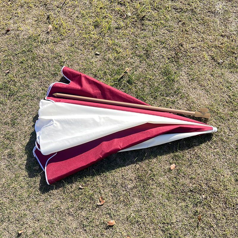 Telaio in fibra 2M, albero in alluminio leggero, ombrellone ordinario.