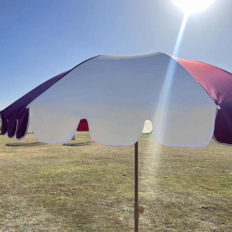 Telaio in fibra 2M, albero in alluminio leggero, ombrellone ordinario.