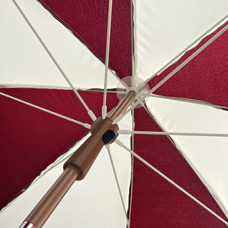 Telaio in fibra 2M, albero in alluminio leggero, ombrellone ordinario.