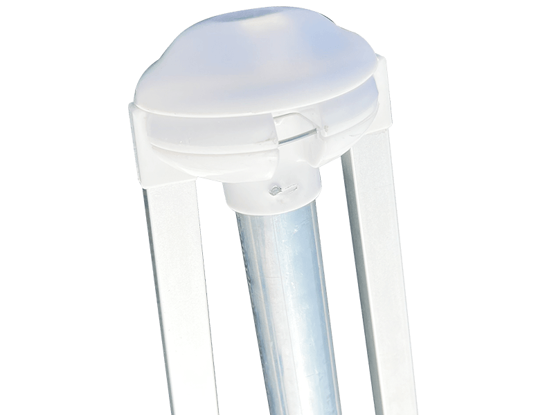 Ombrello da spiaggia decorativo a 2 coste 2,8 * 2,4 m