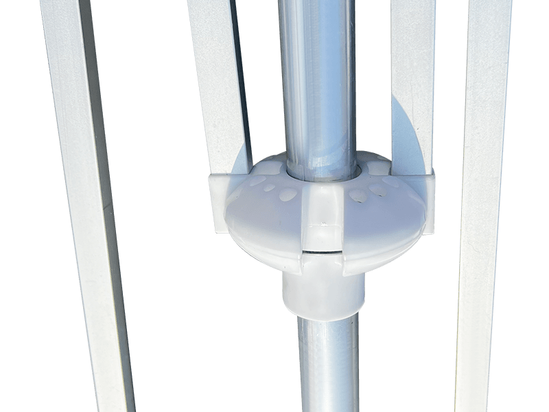 Ombrello da spiaggia decorativo a 2 coste 2,8 * 2,4 m