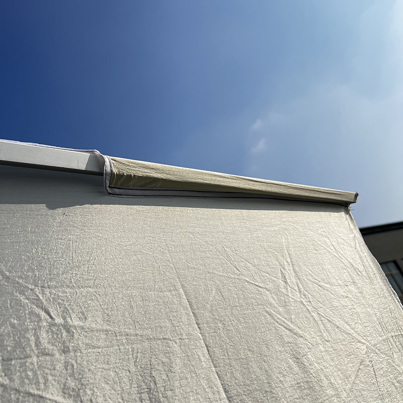 Ombrello da spiaggia decorativo a 2 coste 2,8 * 2,4 m