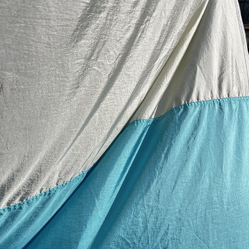 Ombrello da spiaggia decorativo a 2 coste 2,8 * 2,4 m