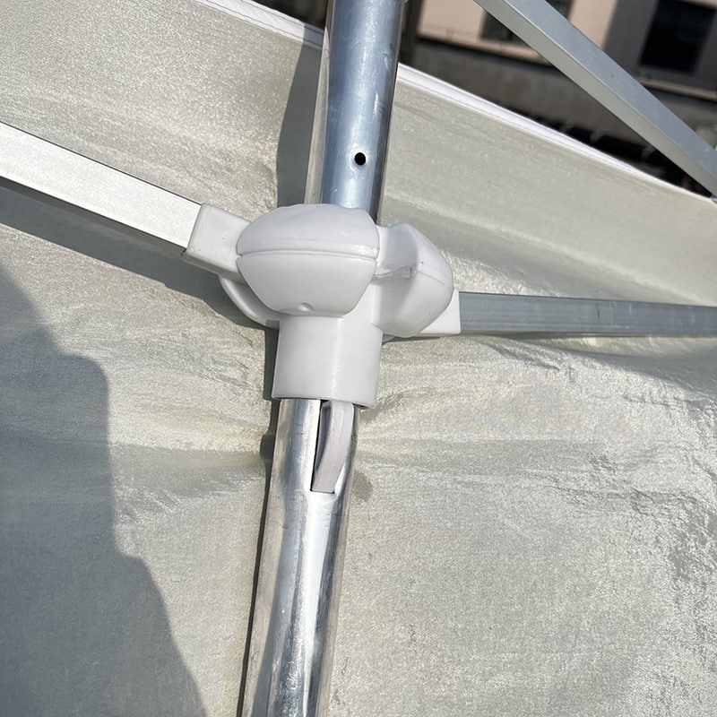 Ombrello da spiaggia decorativo a 2 coste 2,8 * 2,4 m