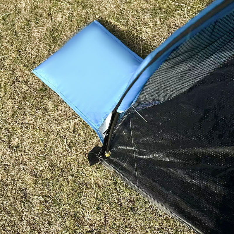 Tenda da campeggio da spiaggia all'aperto con tappetino da terra integrato