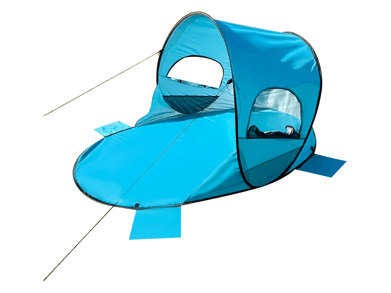 Tenda da spiaggia portatile per più persone a installazione rapida da esterno