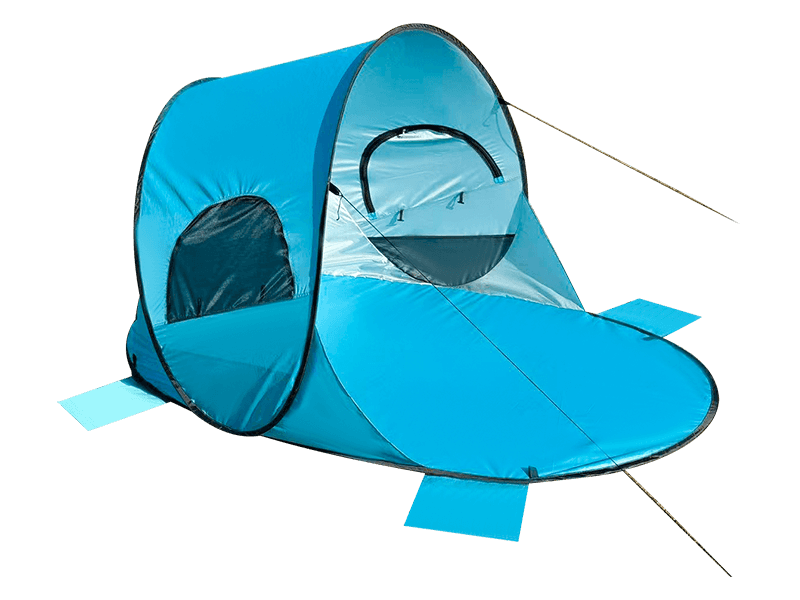 Tenda da spiaggia portatile per più persone a installazione rapida da esterno