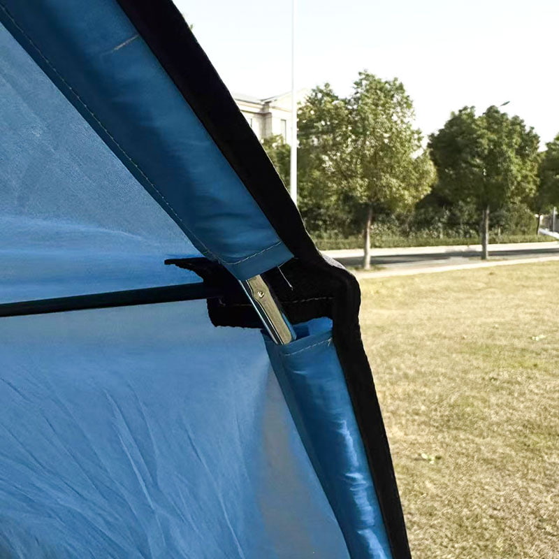 Tenda da campeggio da spiaggia all'aperto con tappetino da terra integrato