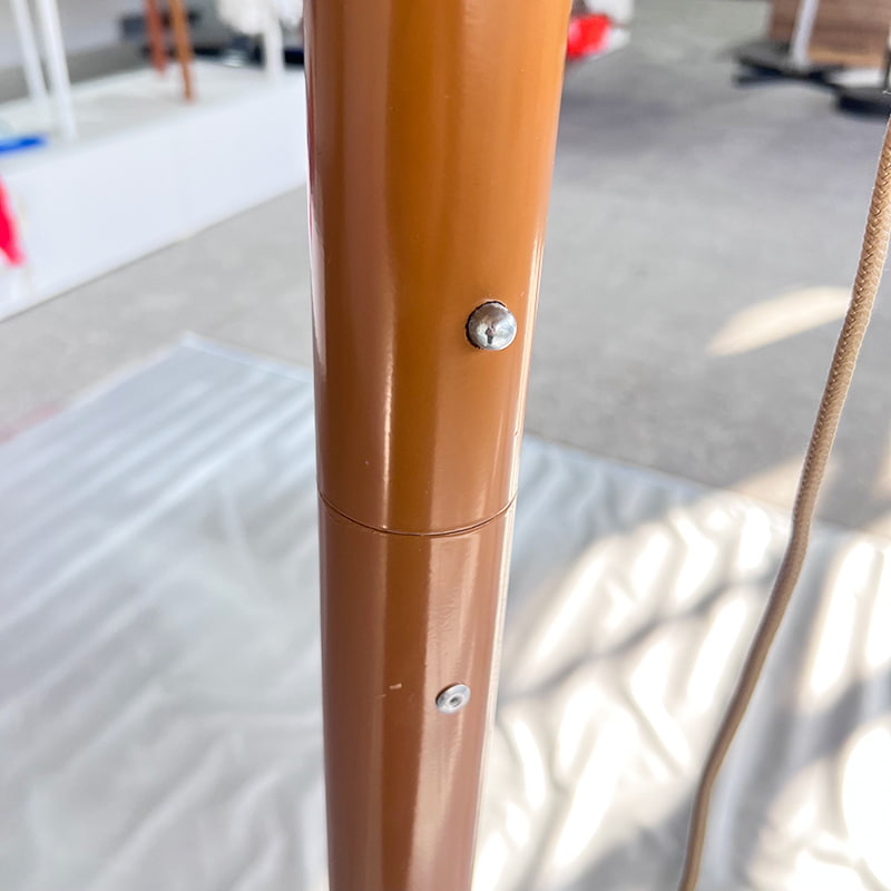 Ombrellone da patio in paglia da 3 metri