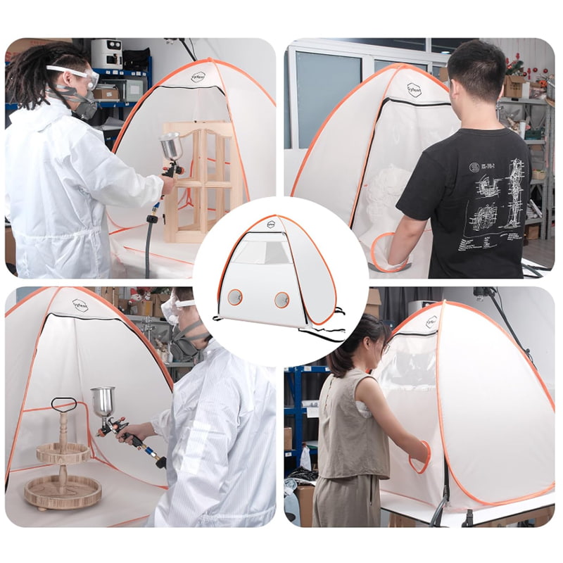 Tenda portaoggetti antipioggia portatile pop-up