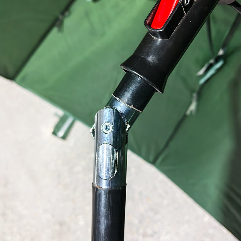 Ombrello a baldacchino verde militare da 2,2 m