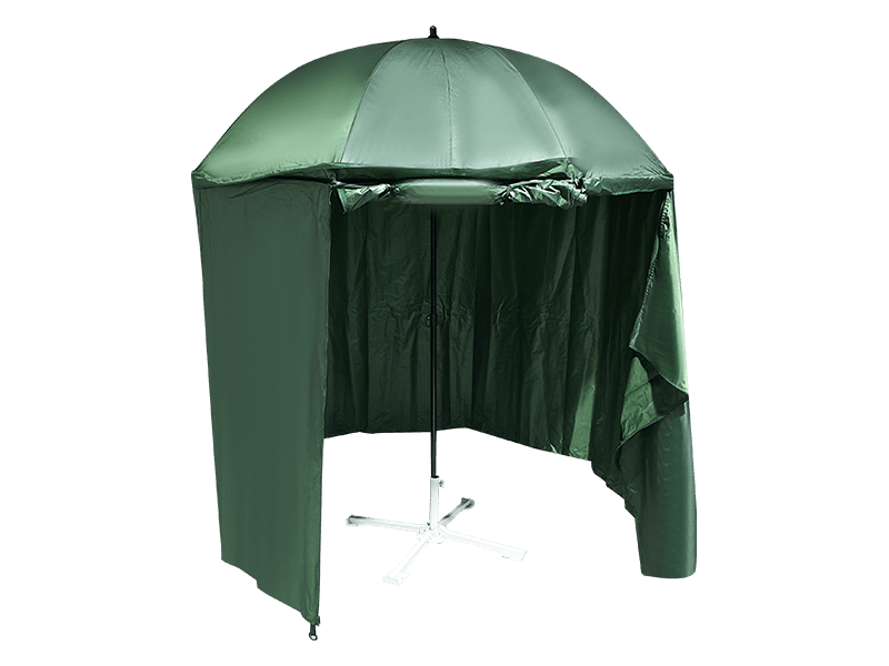 Ombrello a baldacchino verde militare da 2,2 m