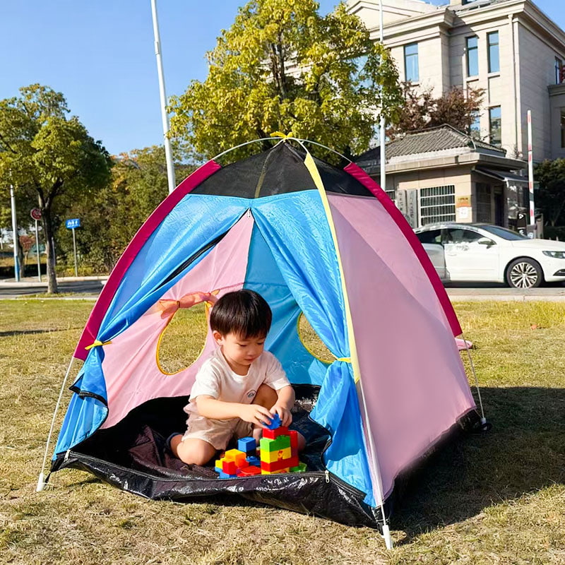 Tenda pieghevole colorata per bambini