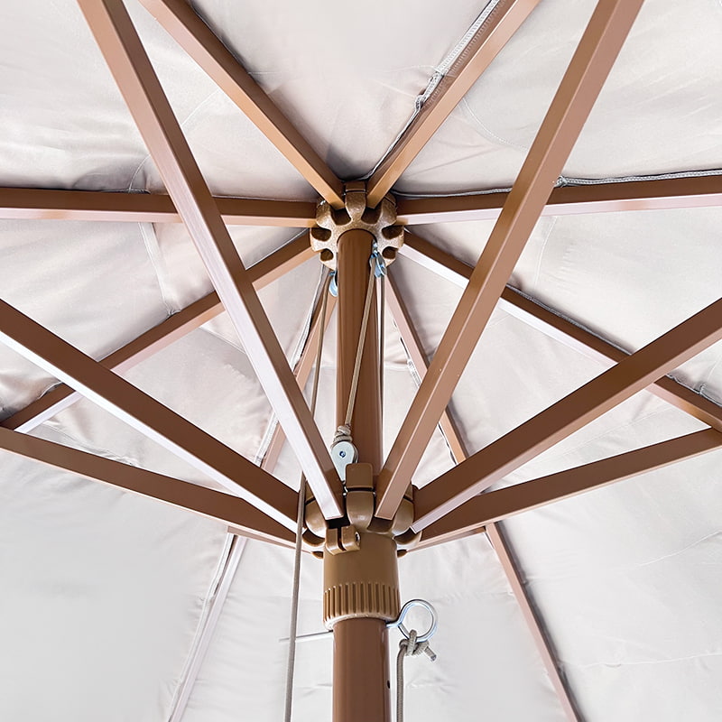 Ombrellone da patio in paglia da 3 metri