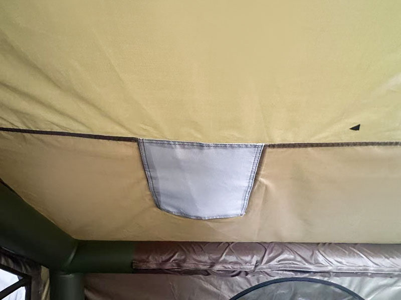 Tenda da campeggio gonfiabile verde militare di piccole dimensioni Tenda da campeggio gonfiabile verde militare di piccole dimensioni