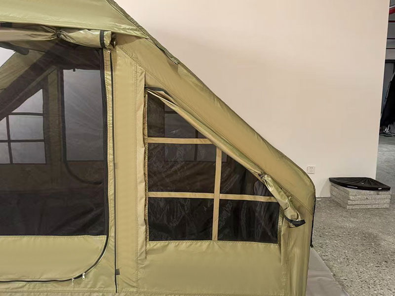 Tenda da campeggio gonfiabile verde militare di piccole dimensioni Tenda da campeggio gonfiabile verde militare di piccole dimensioni