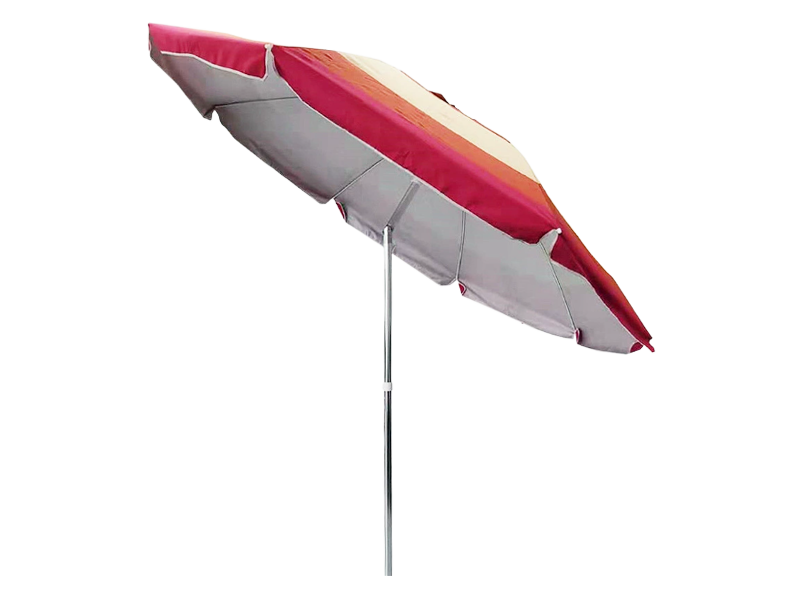 Ombrello da esterno in poliestere color argento da 220 cm