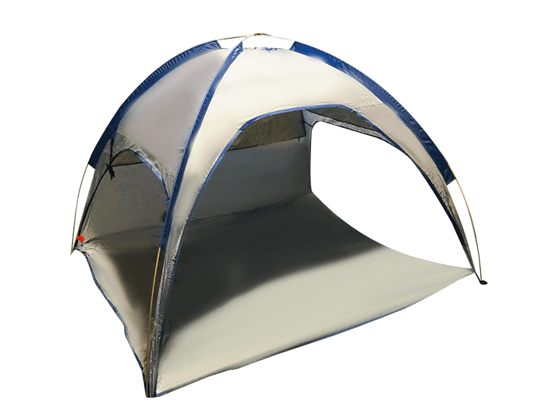 Spaziosa tenda da spiaggia per esterni con ventilazione su tre lati