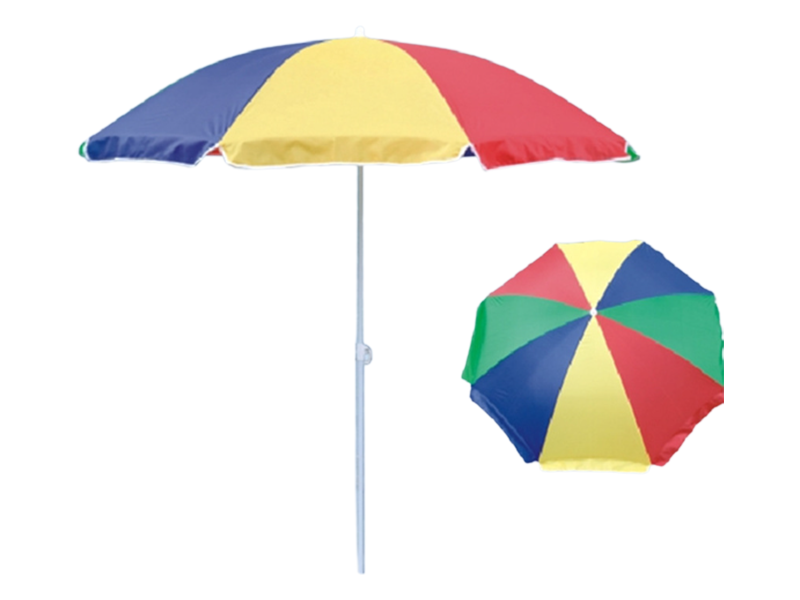 Ombrellone da spiaggia in poliestere da esterno da 85 cm