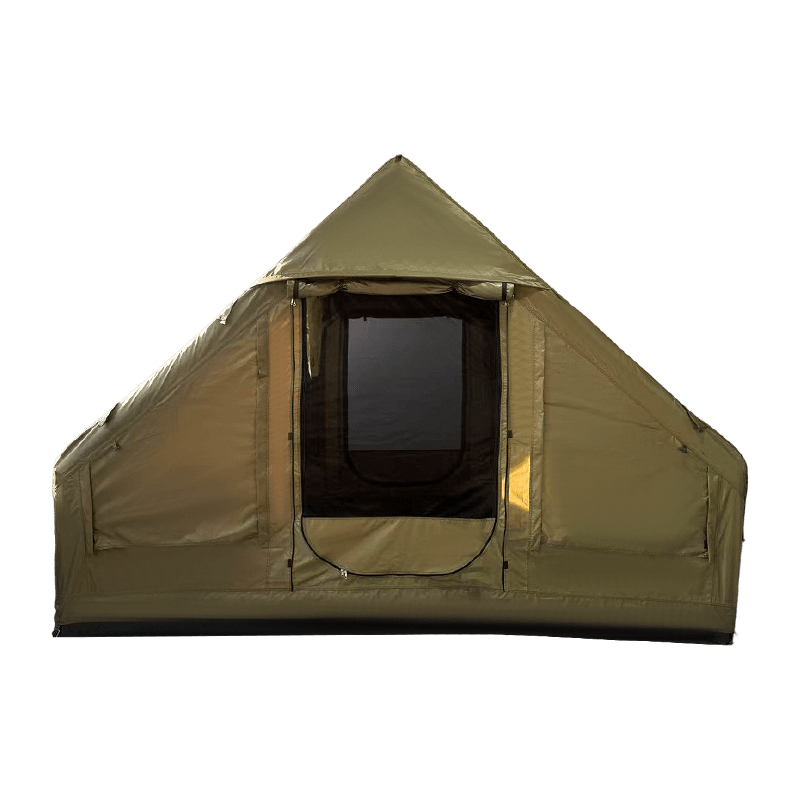 Tenda da campeggio gonfiabile verde militare di piccole dimensioni Tenda da campeggio gonfiabile verde militare di piccole dimensioni