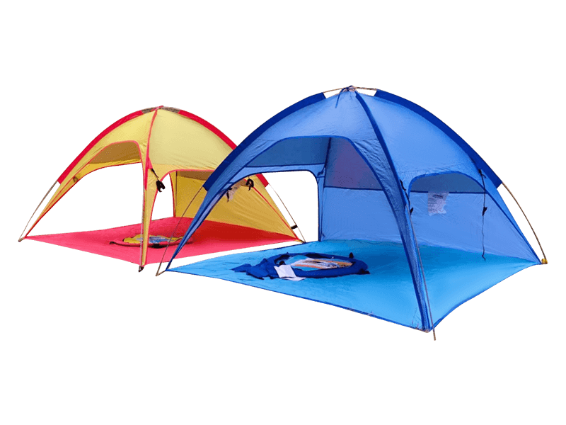 Spaziosa tenda da spiaggia per esterni con ventilazione su tre lati
