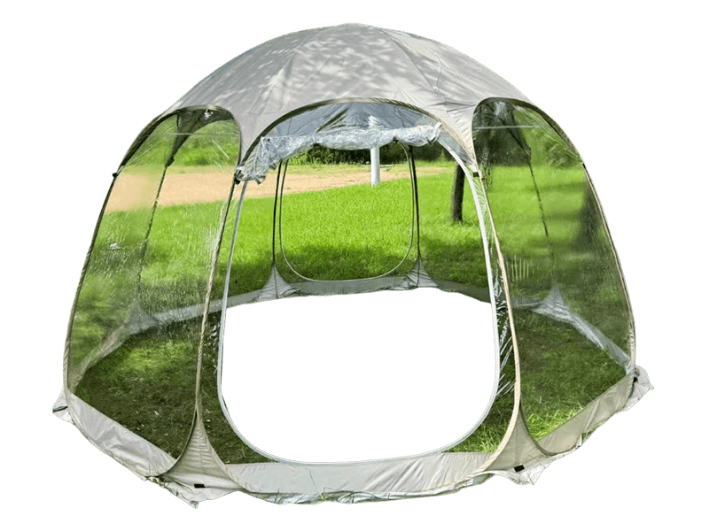 Tenda trasparente da campeggio all'aperto